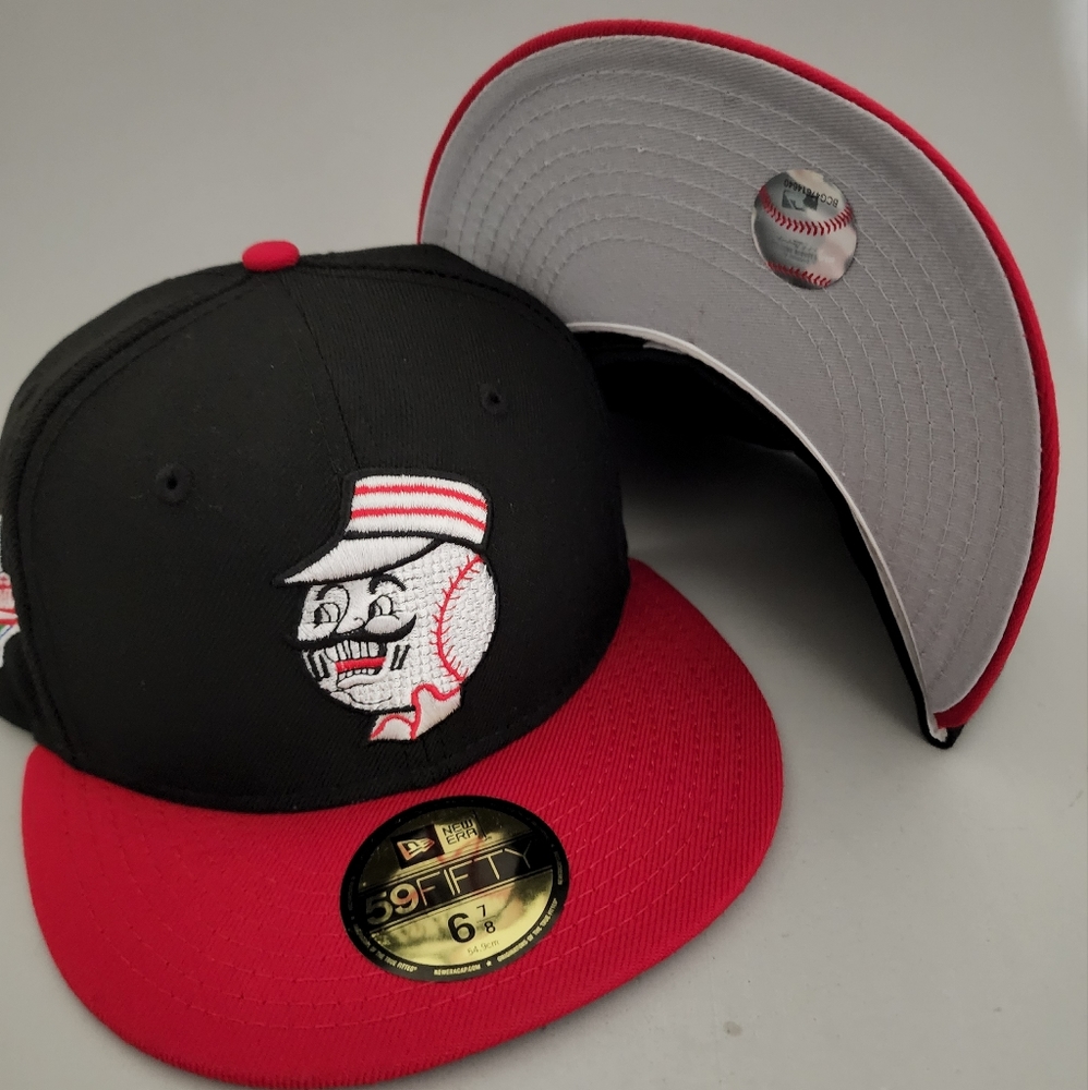 New Era Hat Cincinnati Reds MLB 1990 World Series Patch Two Tone Prime 6 7/8 NWT